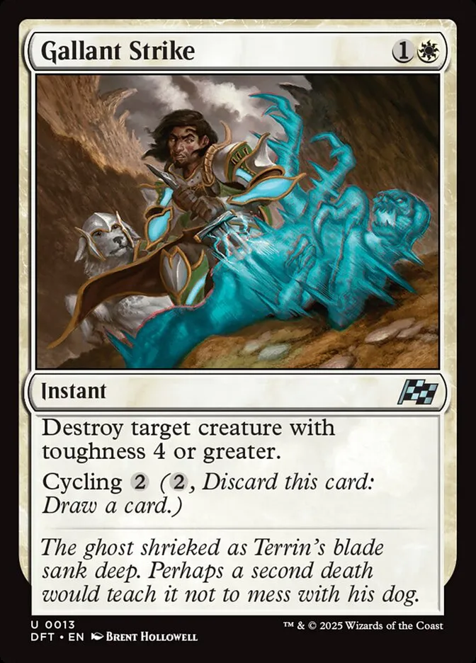 2025 Aetherdrift Gallant Strike uncommon #13 uncommon card image