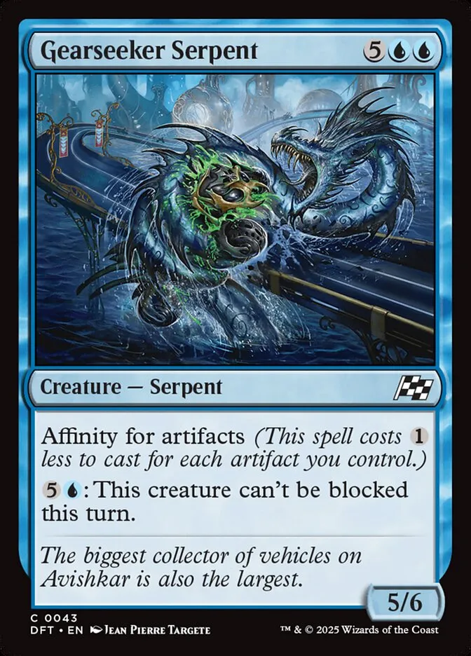 2025 Aetherdrift Gearseeker Serpent common #43 common card image