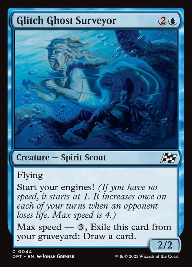 2025 Aetherdrift Glitch Ghost Surveyor [Foil] common #44 common card image