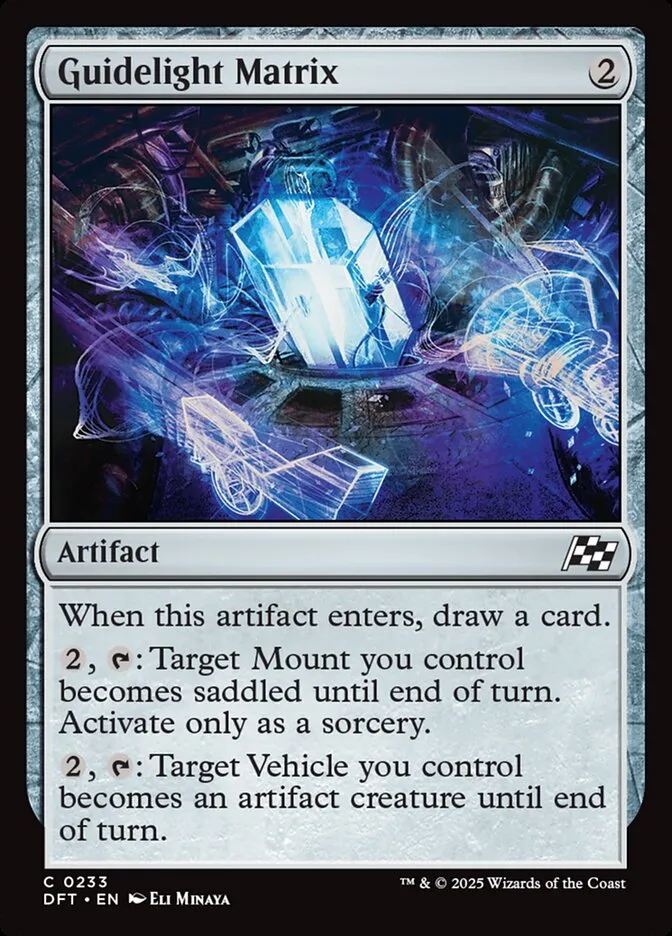 2025 Aetherdrift Guidelight Matrix common #233 common card image