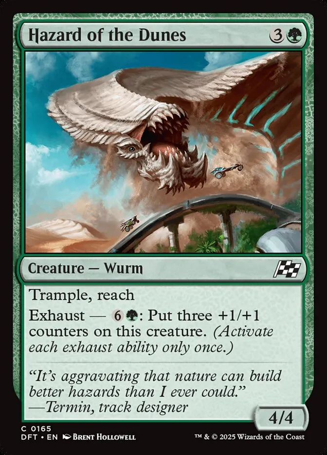 2025 Aetherdrift Hazard of the Dunes #165 common card image