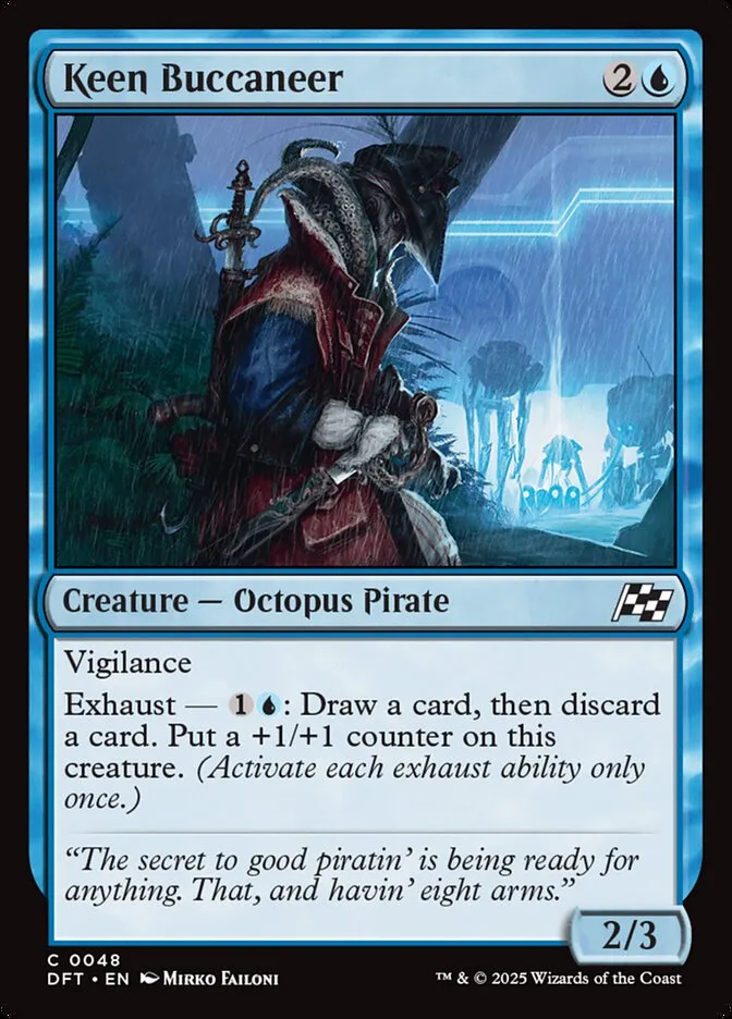 2025 Aetherdrift Keen Buccaneer common #48 common card image