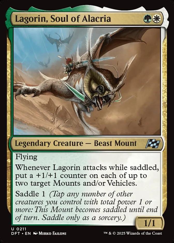 2025 Aetherdrift Lagorin, Soul of Alacria #211 uncommon card image