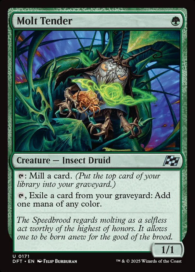 2025 Aetherdrift Molt Tender uncommon #171 uncommon card image