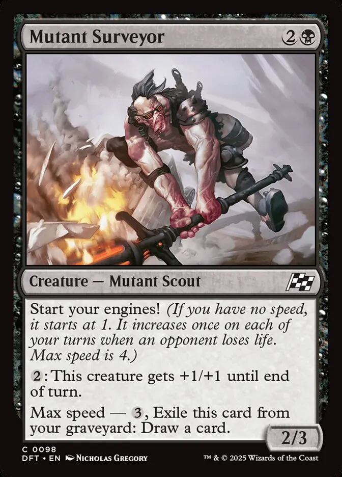 2025 Aetherdrift Mutant Surveyor common #98 common card image