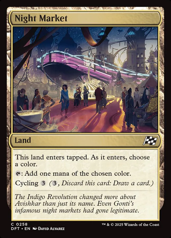 2025 Aetherdrift Night Market common #258 common card image