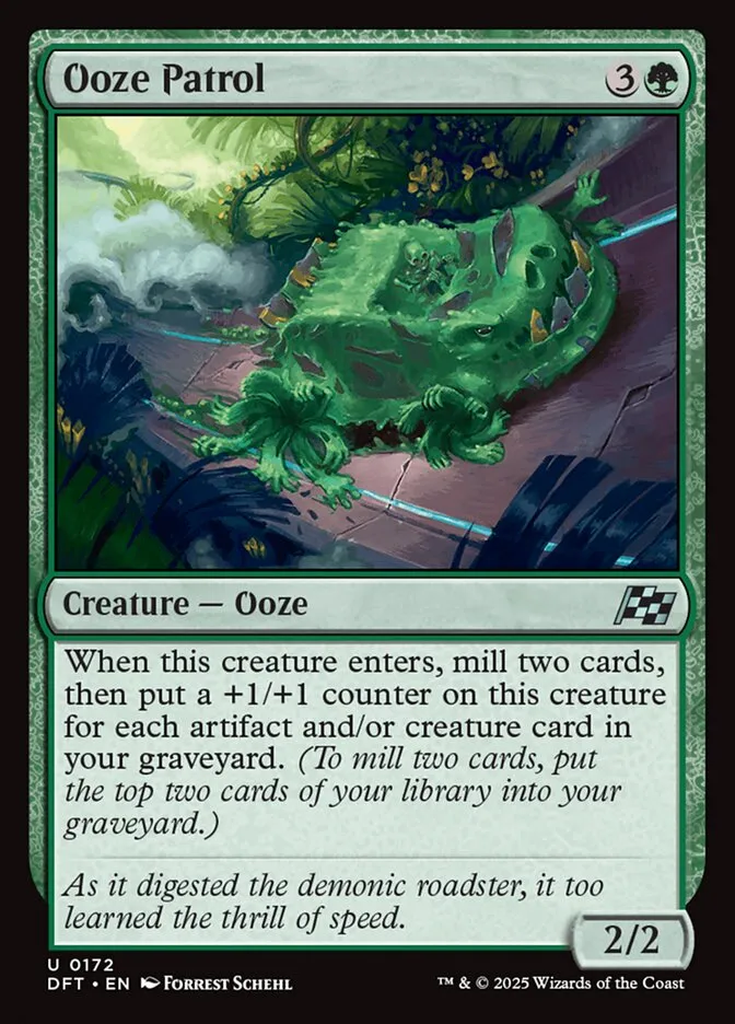 2025 Aetherdrift Ooze Patrol uncommon #172 uncommon card image
