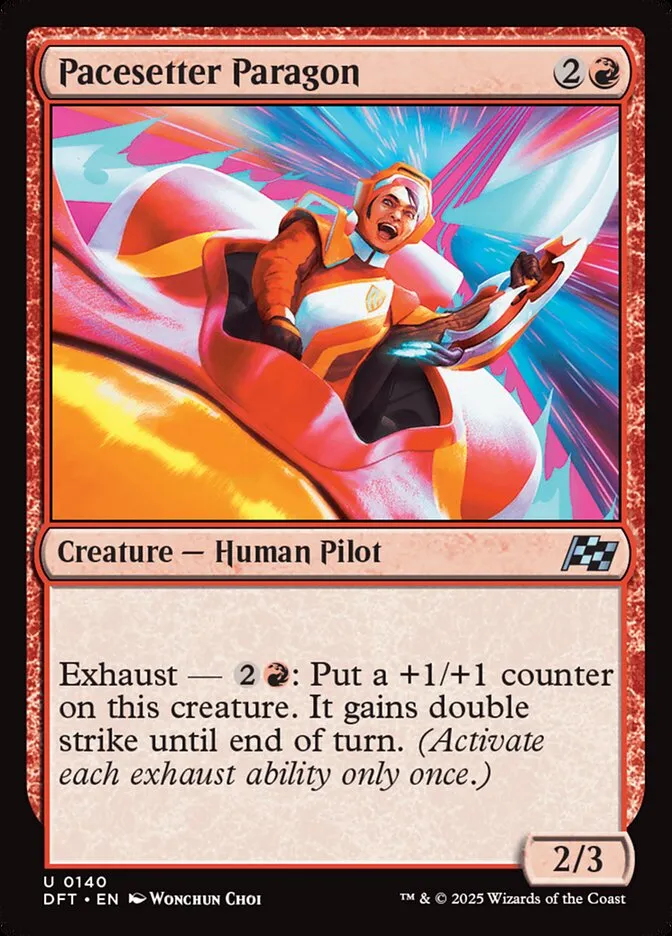 2025 Aetherdrift Pacesetter Paragon uncommon #140 uncommon card image