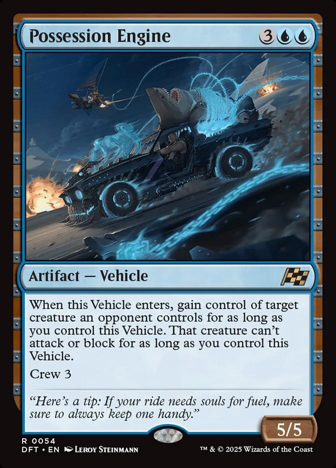 2025 Aetherdrift Possession Engine rare #54 rare card image