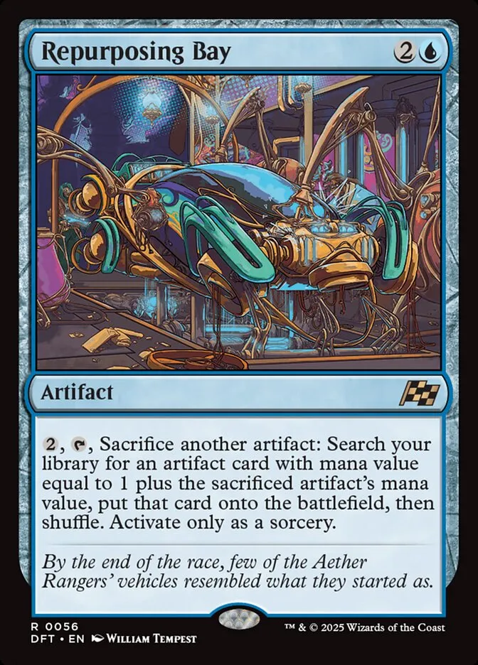 2025 Aetherdrift Repurposing Bay rare #56 rare card image