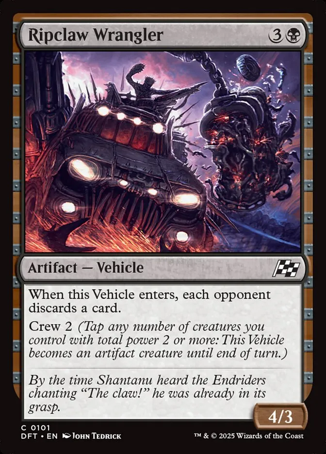 2025 Aetherdrift Ripclaw Wrangler common #101 common card image