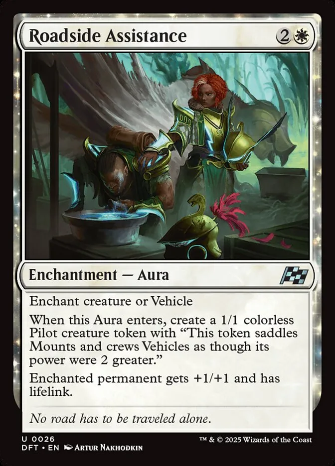 2025 Aetherdrift Roadside Assistance uncommon #26 uncommon card image
