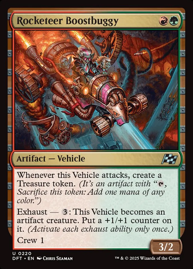 2025 Aetherdrift Rocketeer Boostbuggy uncommon #220 uncommon card image