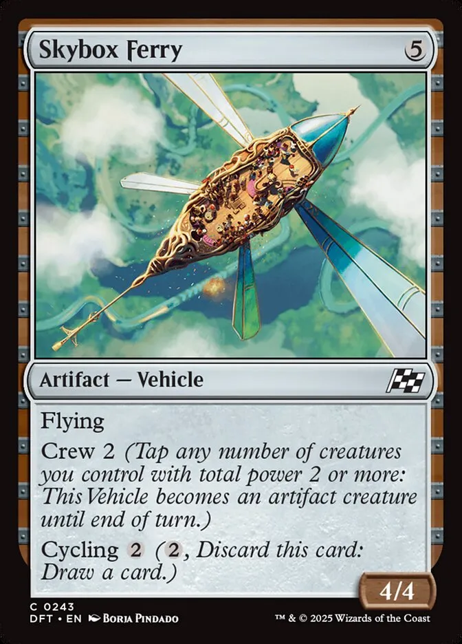 2025 Aetherdrift Skybox Ferry [Foil] common #243 common card image