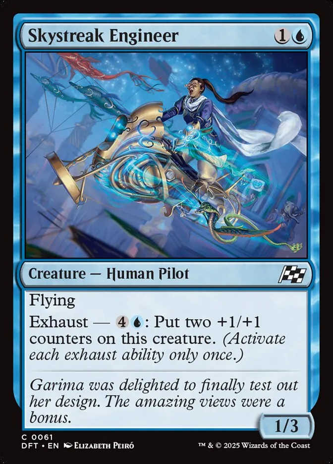 2025 Aetherdrift Skystreak Engineer common #61 common card image