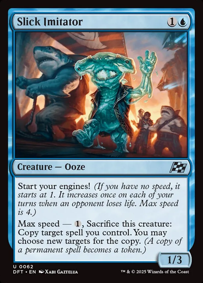 2025 Aetherdrift Slick Imitator uncommon #62 uncommon card image