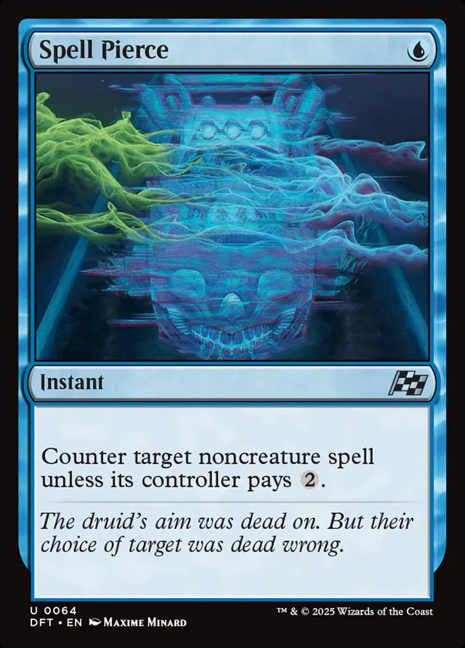 2025 Aetherdrift Spell Pierce [Foil] uncommon #64 uncommon card image