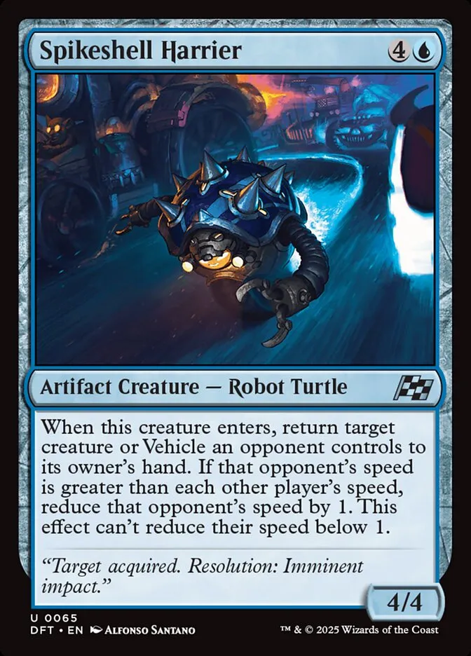2025 Aetherdrift Spikeshell Harrier uncommon #65 uncommon card image