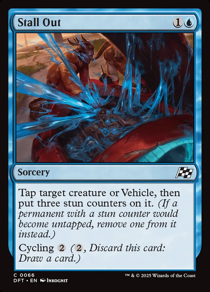 2025 Aetherdrift Stall Out common #66 common card image