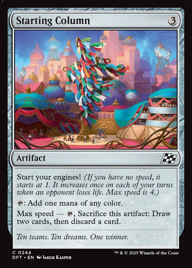 2025 Aetherdrift Starting Column common #244 common card image