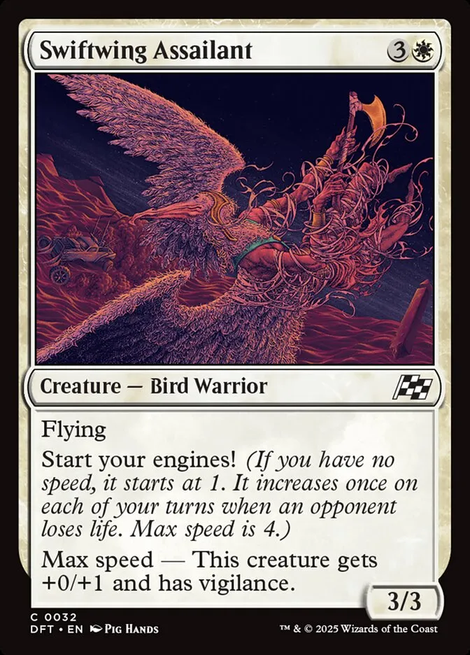 2025 Aetherdrift Swiftwing Assailant common #32 common card image