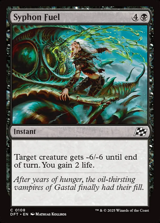 2025 Aetherdrift Syphon Fuel common #108 common card image