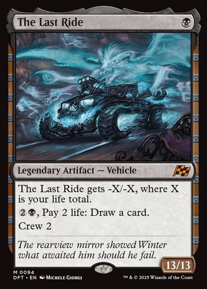 2025 Aetherdrift The Last Ride [Foil] mythic #94 mythic card image