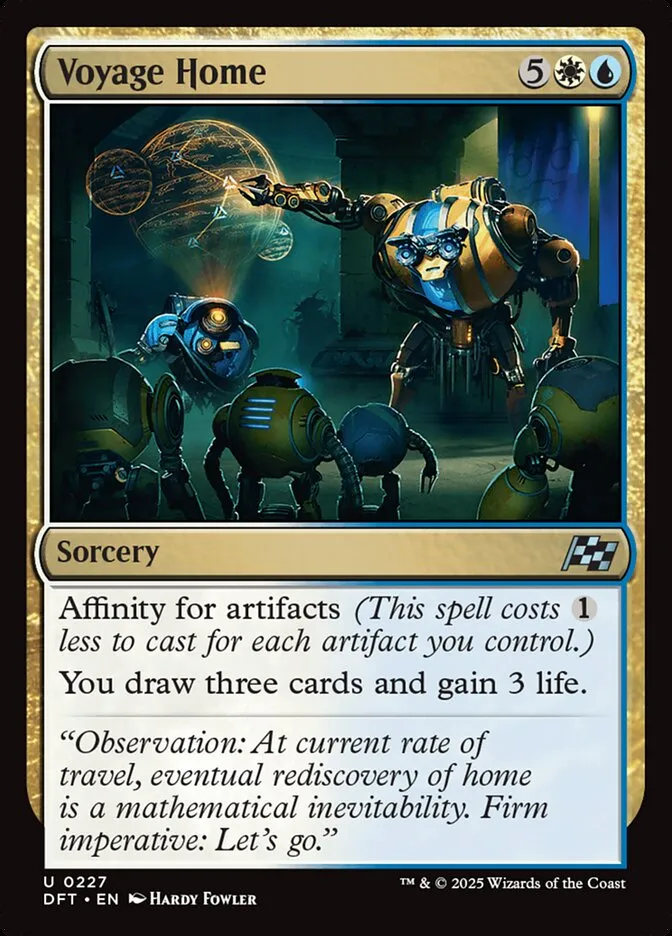 2025 Aetherdrift Voyage Home [Foil] uncommon #227 uncommon card image
