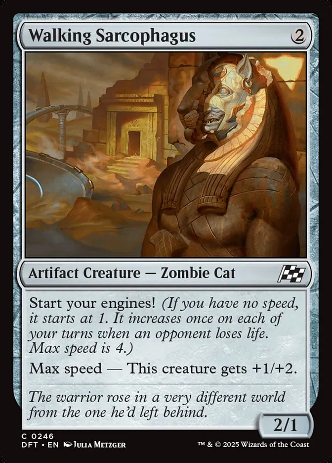2025 Aetherdrift Walking Sarcophagus common #246 common card image