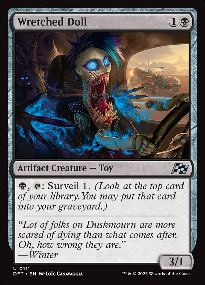 2025 Aetherdrift Wretched Doll uncommon #111 uncommon card image