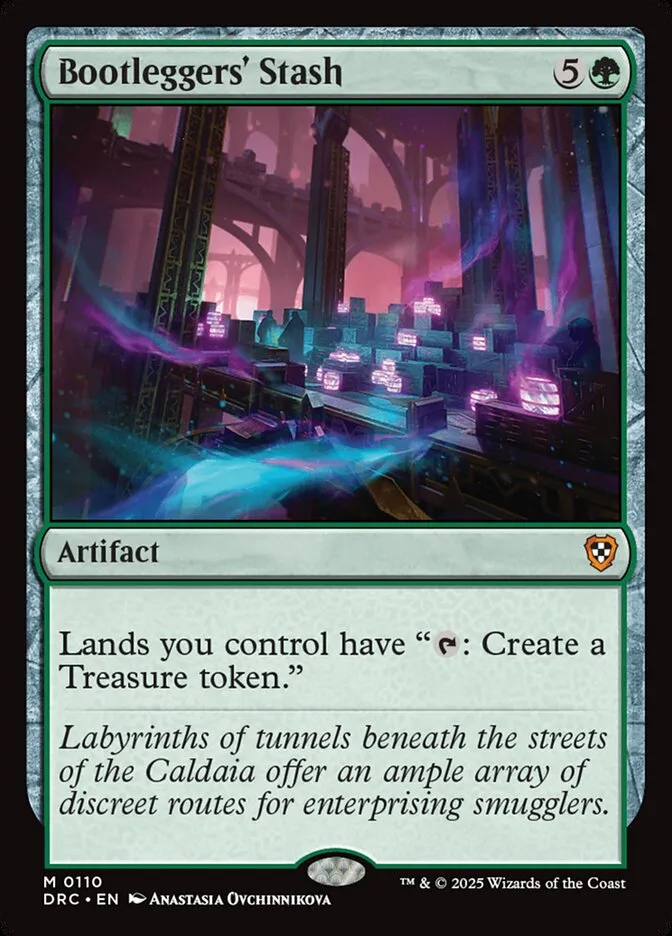 2025 Aetherdrift Commander Bootleggers' Stash #110 mythic card image