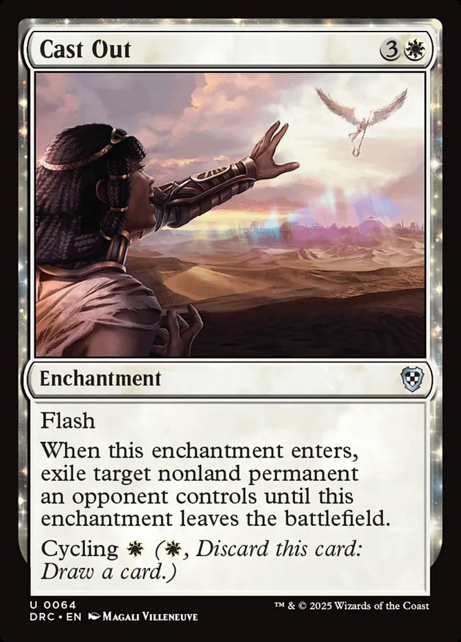 2025 Aetherdrift Commander Cast Out uncommon #64 uncommon card image
