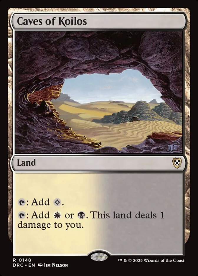 2025 Aetherdrift Commander Caves of Koilos #148 rare card image