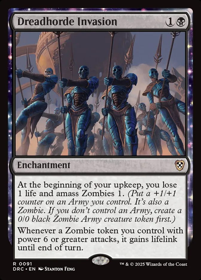 2025 Aetherdrift Commander Dreadhorde Invasion rare #91 rare card image