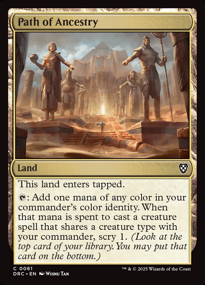 2025 Aetherdrift Commander Path of Ancestry common #61 common card image