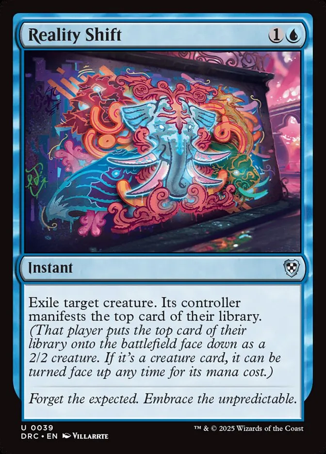 2025 Aetherdrift Commander Reality Shift uncommon #39 uncommon card image