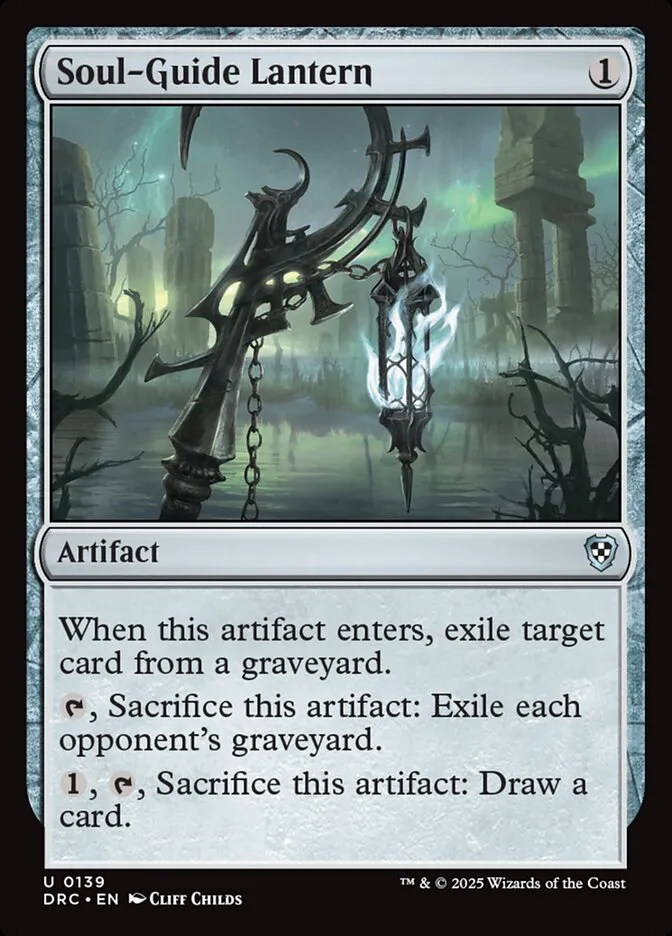 2025 Aetherdrift Commander Soul-Guide Lantern uncommon #139 uncommon card image