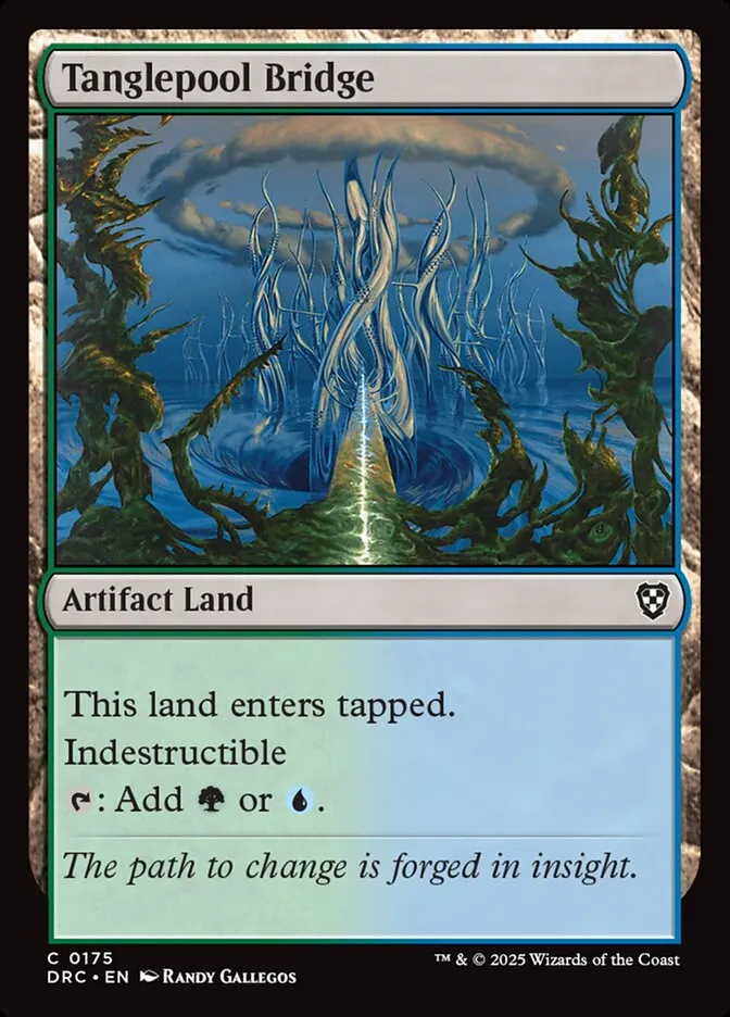 2025 Aetherdrift Commander Tanglepool Bridge common #175 common card image