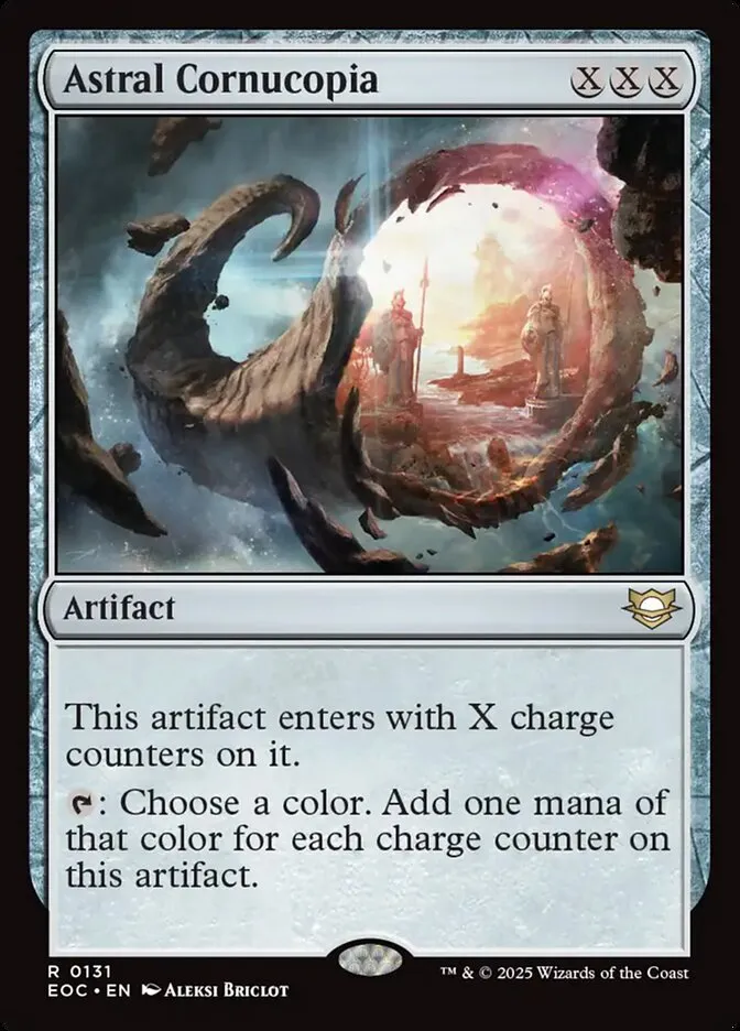 2025 Edge of Eternities Commander Astral Cornucopia #131 rare card image