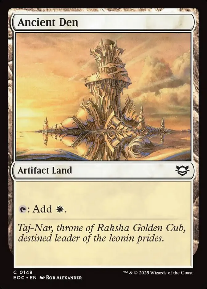 2025 Edge of Eternities Commander Ancient Den #148 common card image