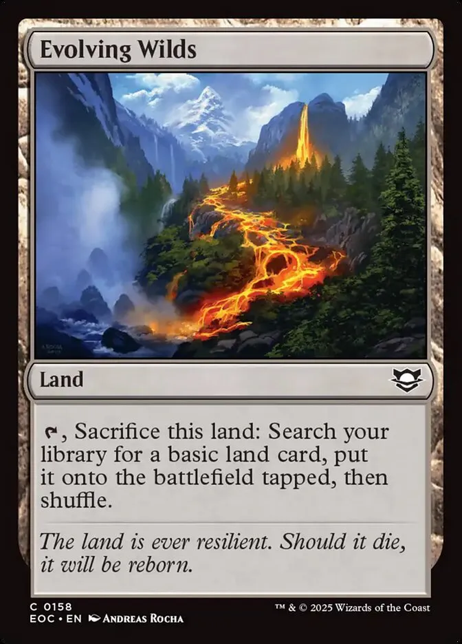 2025 Edge of Eternities Commander Evolving Wilds #158 common card image