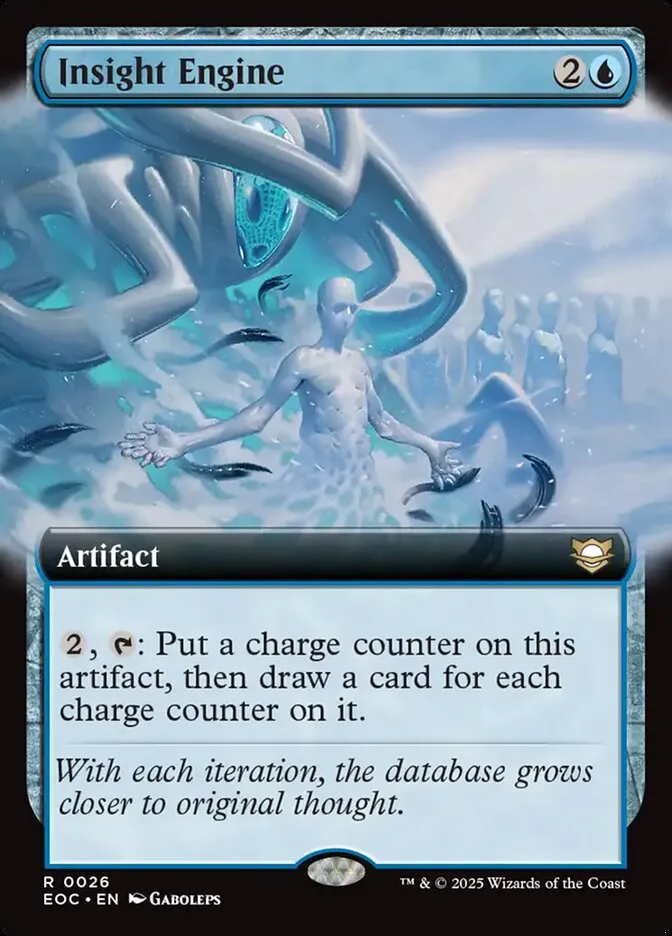 2025 Edge of Eternities Commander Insight Engine rare #26 rare card image