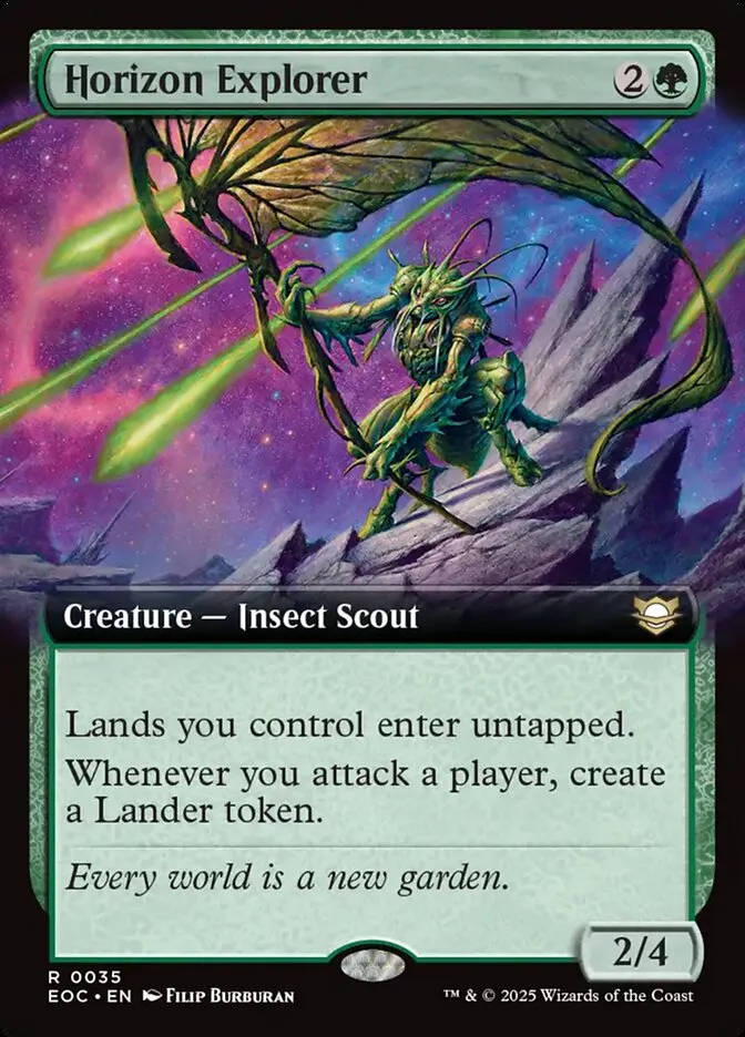 2025 Edge of Eternities Commander Horizon Explorer rare #35 rare card image