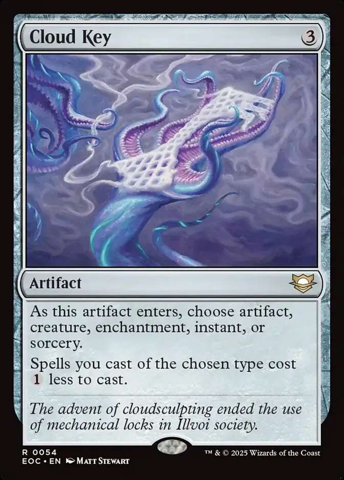 2025 Edge of Eternities Commander Cloud Key rare #54 rare card image