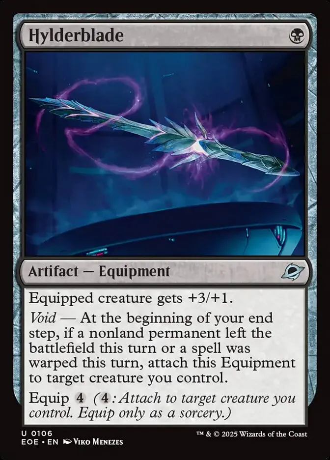 2025 Edge of Eternities Hylderblade #106 uncommon card image