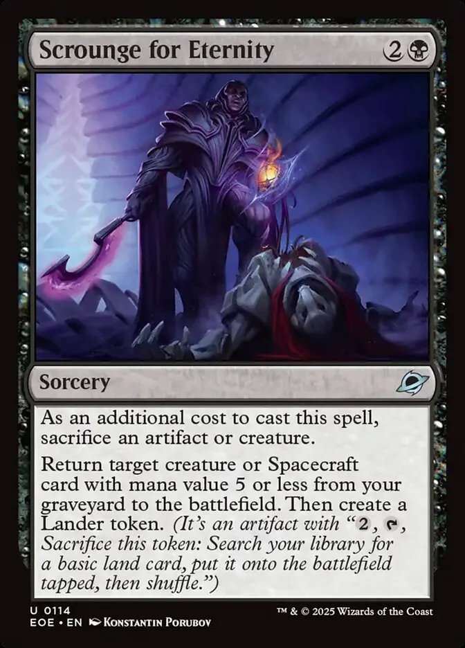 2025 Edge of Eternities Scrounge for Eternity #114 uncommon card image