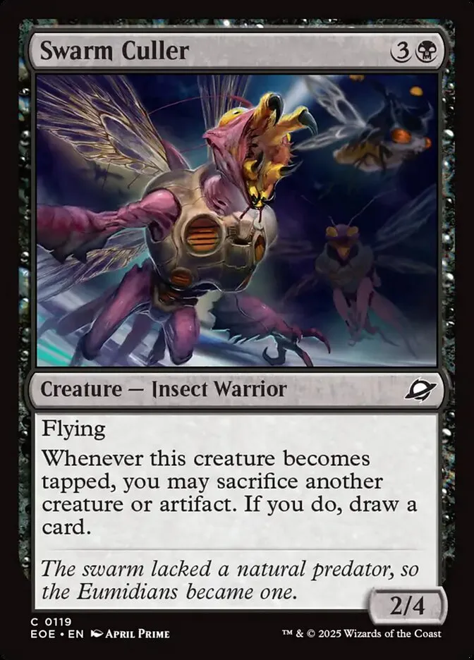 2025 Edge of Eternities Swarm Culler #119 common card image