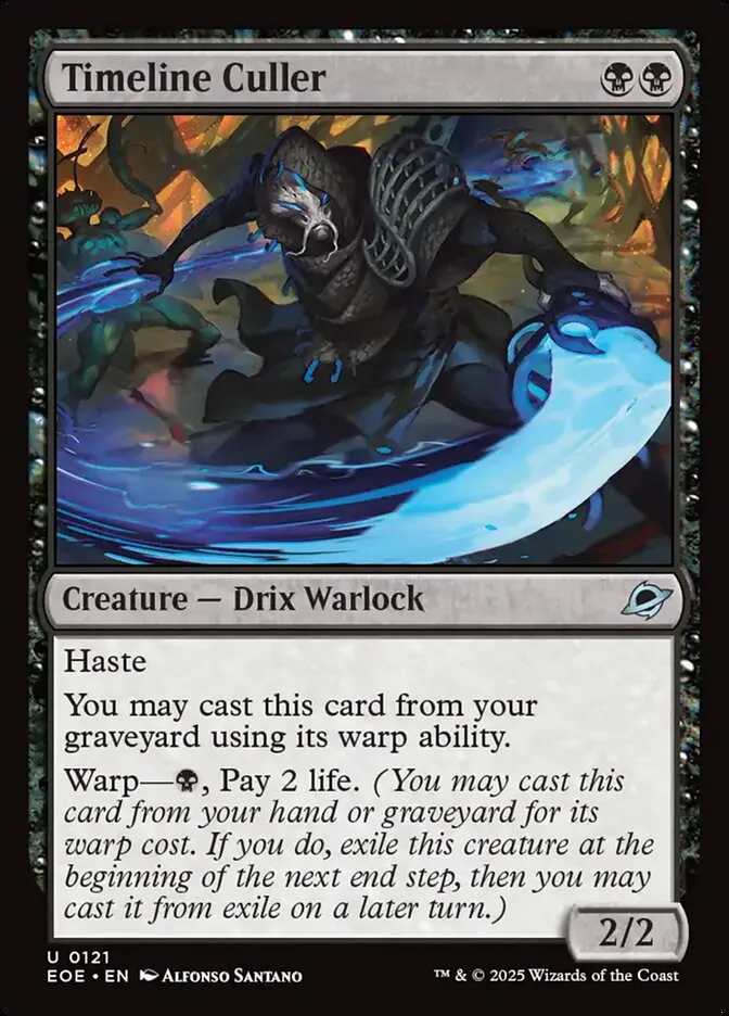 2025 Edge of Eternities Timeline Culler #121 uncommon card image