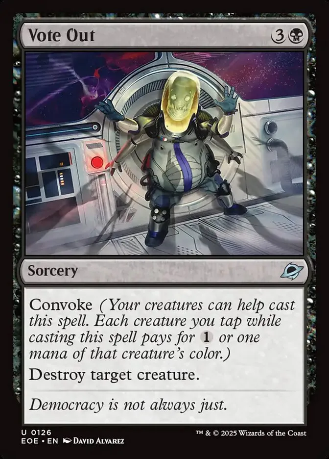 2025 Edge of Eternities Vote Out #126 uncommon card image