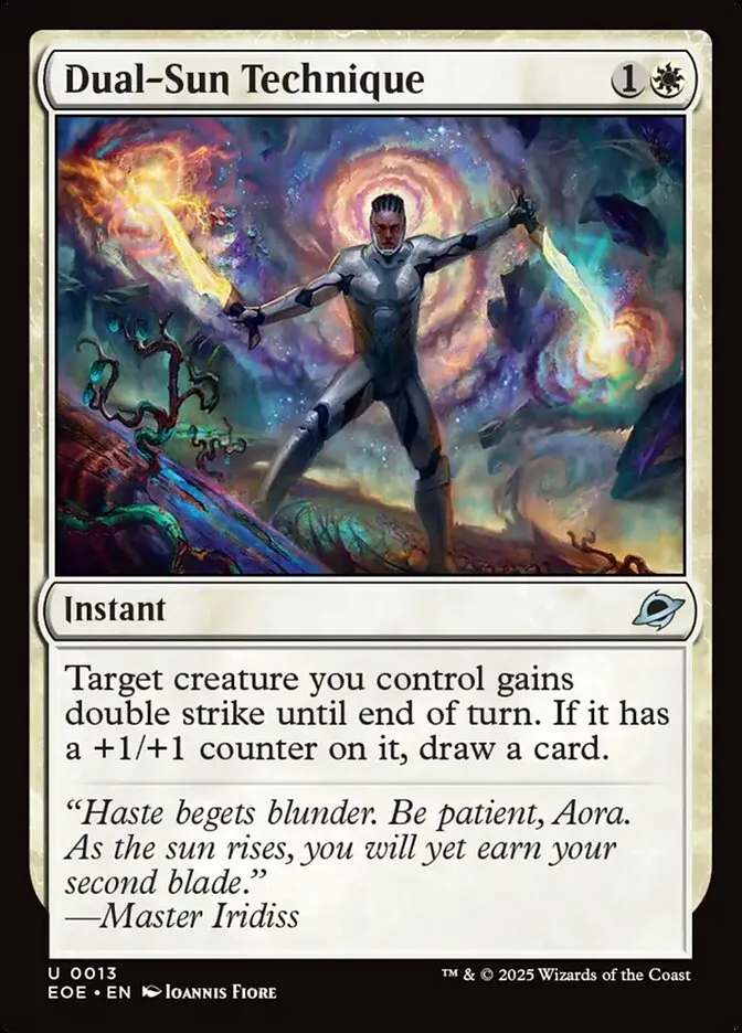 2025 Edge of Eternities Dual-Sun Technique uncommon #13 uncommon card image
